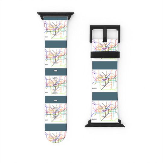 Discover London Metro Map Watch Bands For Apple Watch