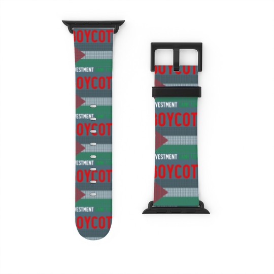 Discover Boycott Israel Divestment Sanctions - Palestine Watch Bands For Apple Watch
