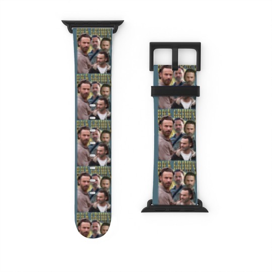 Discover Rick Grimes Vintage Watch Bands For Apple Watch, Gift For Women and Man Unisex Watch Bands For Apple Watch