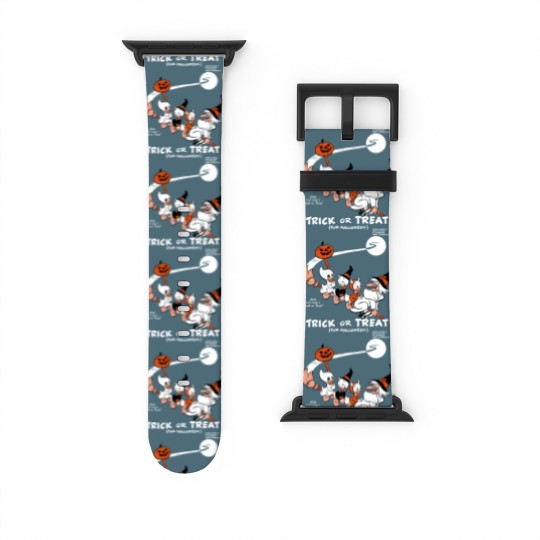 Discover Trick Or Treat Watch Bands For Apple Watch, Huey Dewey Louie Witch Halloween Watch Bands For Apple Watch