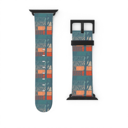 Discover My Money Grows On Trees Vintage Tree Climb Watch Bands For Apple Watch
