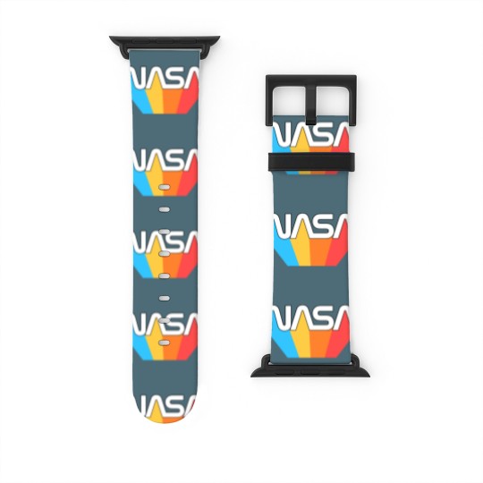 Discover NASA Rainbow Prism Logo Watch Bands For Apple Watch