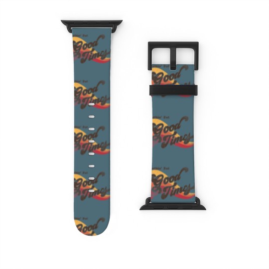 Discover Nuthin' But Good Times 70's Vintage Distressed Retro Watch Bands For Apple Watch