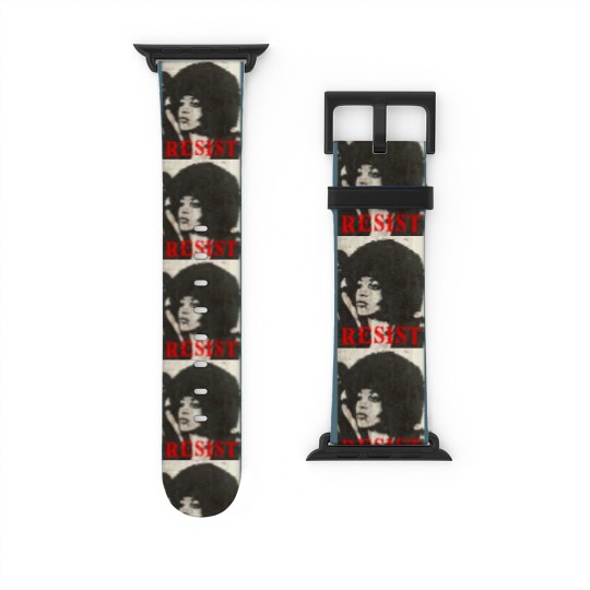 Discover Angela Davis Resist - Angela Davis - Watch Bands For Apple Watch