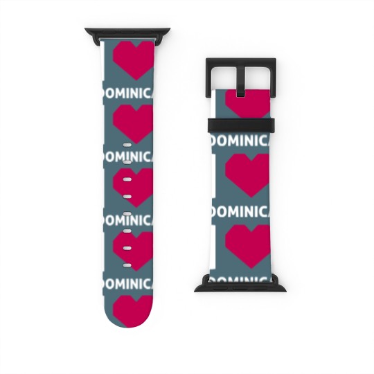 Discover I Love Dominica Watch Bands For Apple Watch