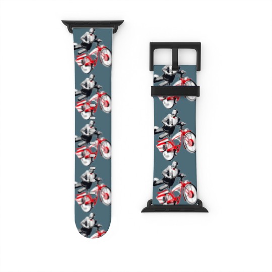 Discover Pee Wee Herman's Big Adventure Bike Watch Bands For Apple Watch, Pee-Wee Herman Bike Watch Bands For Apple Watch, Rip Paul Reubens Watch Bands For Apple Watch