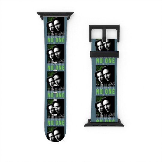 Discover The X-Files Mulder Scully Trust No One Watch Bands For Apple Watch