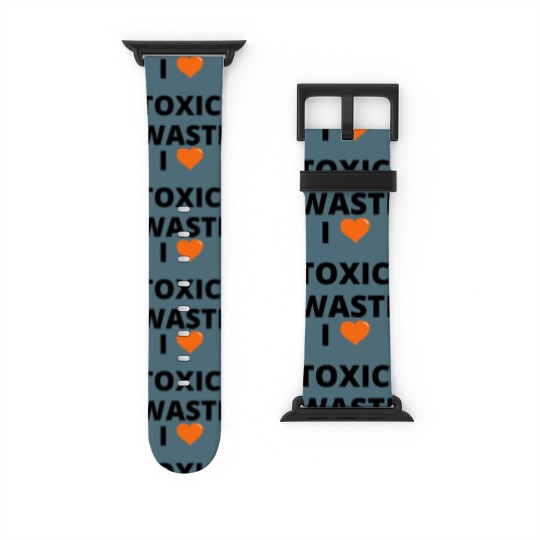 Discover i heart toxic wast Watch Bands For Apple Watch