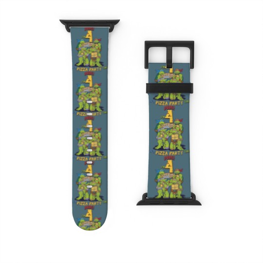 Discover Teenage Mutant Ninja Turtles I'm 4 Dude Pizza Birthday Party | Essential Watch Bands For Apple Watch