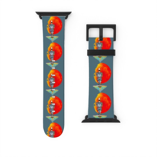 Discover Ziggy Pierrot tribute - Bowie Art - Watch Bands For Apple Watch