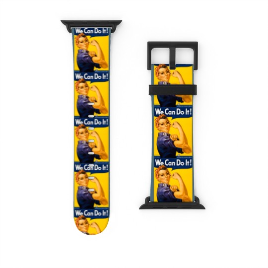 Discover We Can Do It! Rosie the Riveter Vintage WW2 Watch Bands For Apple Watch