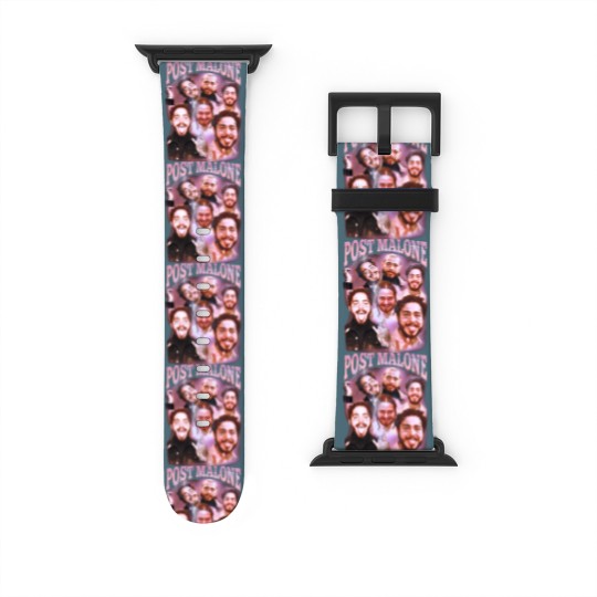 Discover Post Malone Watch Bands For Apple Watch, Post Malone Watch Bands For Apple Watch, Post Malone Printed Graphic Watch Bands For Apple Watch, Posty Fan Watch Bands For Apple Watch