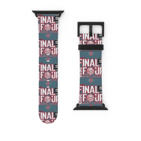 Discover San Diego State Aztecs Final Four Basketball Dunk Black Watch Bands For Apple Watch