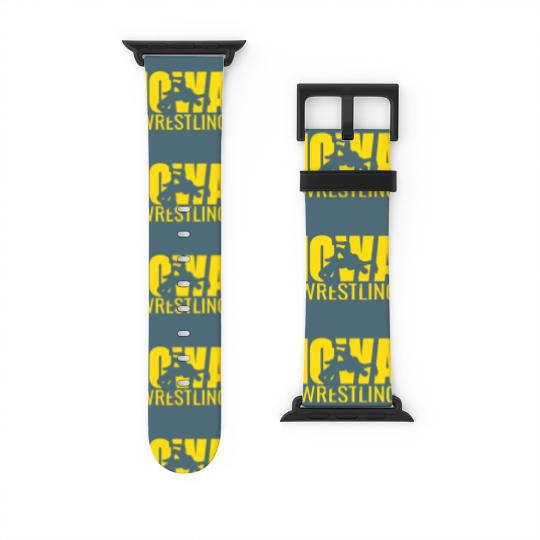 Discover Iowa Wrestling Freestyle Wrestler Gift The Hawkeye Watch Bands For Apple Watch