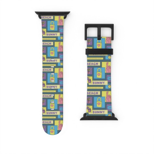 Discover beach bunny merch Watch Bands For Apple Watch