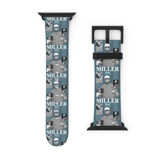 Discover macmiller Music Watch Bands For Apple Watch K1, macmiller Music Pop Watch Bands For Apple Watch, macmiller Concert 2023 Retro Unisex Gift Bootleg Watch Bands For Apple Watch Mus3004DK