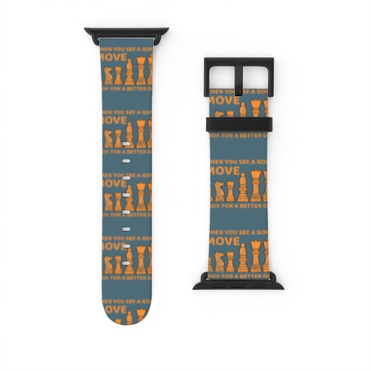 Discover Chess move Grandmaster spell Watch Bands For Apple Watch