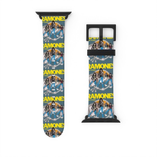 Discover Ramones RoadTo Ruin Hypebeast Rock Band Vintage Design Watch Bands For Apple Watch