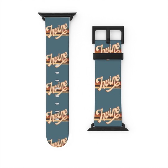 Discover Irvine California Retro Vintage 70s 80s Clothing - Irvine California - Watch Bands For Apple Watch