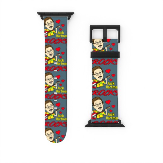 Discover Jack Hartmann Rocks Short Sleeve Gift \ Watch Bands For Apple Watch