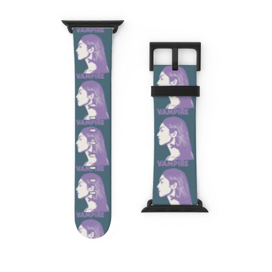 Discover Vampire Olivia Rodrigo Watch Bands For Apple Watch, Olivia Rodrigo Vampire Merch Watch Bands For Apple Watch