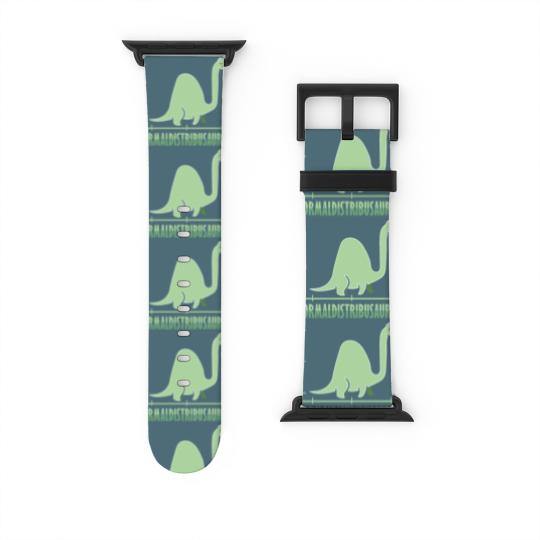 Discover Dinosaur Math Normal Distribution Mathematician Watch Bands For Apple Watch