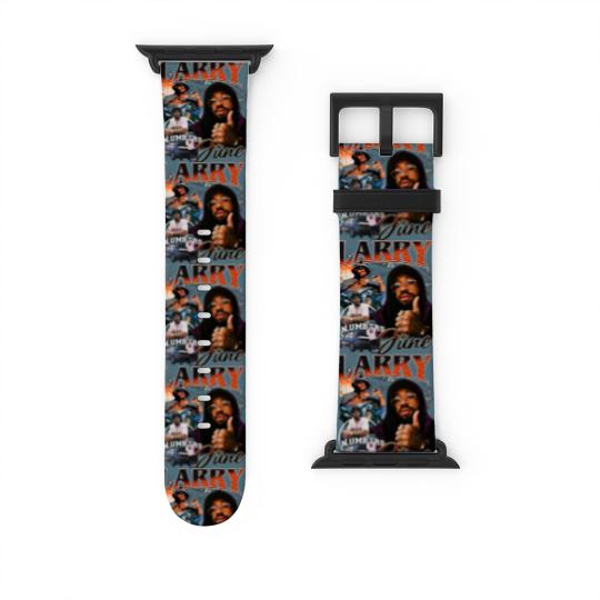 Discover Larry June Unisex Watch Bands For Apple Watch larry june,larry june Watch Bands For Apple Watch,good job larry,orange Watch Bands For Apple Watch