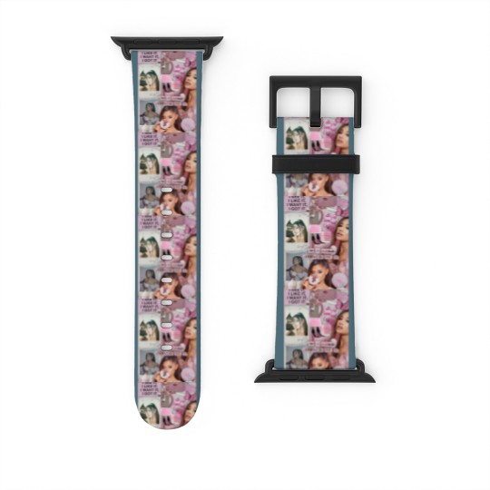 Discover Vintage Ariana Grade Watch Bands For Apple Watch, Music Concert Graphic Watch Bands For Apple Watch