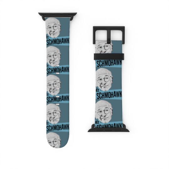 Discover Larry David Curb Your Enthusiasm "Schmohawk"funny Watch Bands For Apple Watch