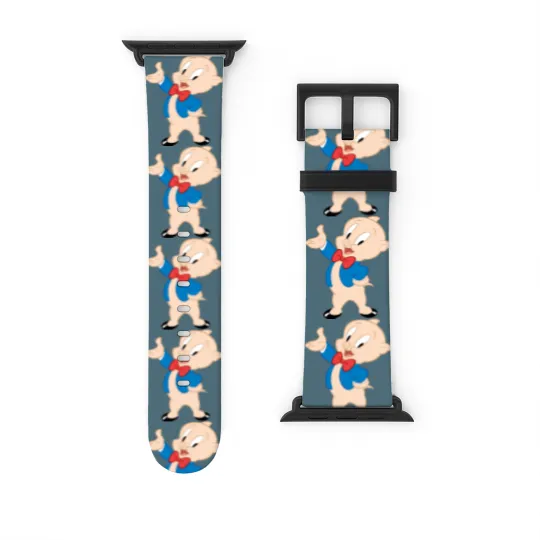 Discover Porky Pig | Classic Pose Watch Bands For Apple Watch