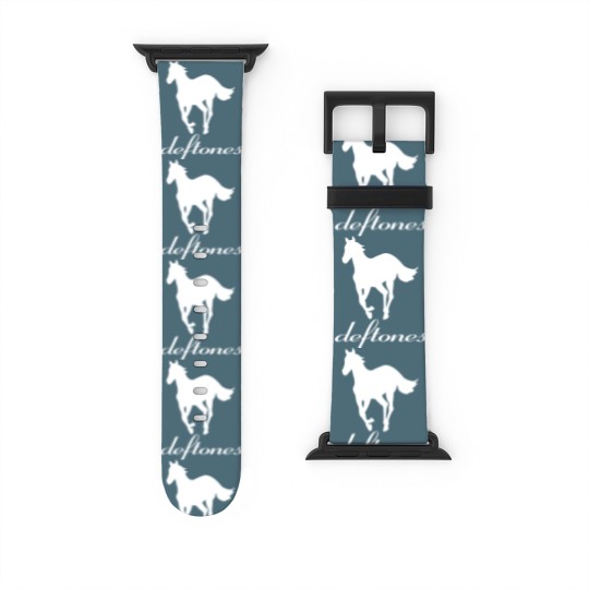 Discover Vintage Deftone White Pony Watch Bands For Apple Watch
