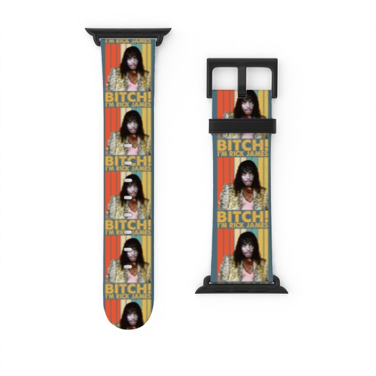 Discover Vintage I'm Rick James Bitch Essential Watch Bands For Apple Watch