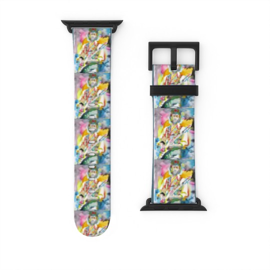 Discover ERIC CLAPTON watercolor portrait .2 - Eric Clapton - Watch Bands For Apple Watch