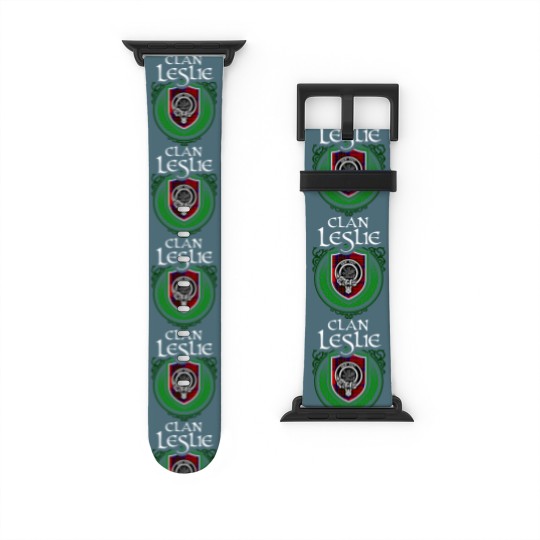 Discover Clan Leslie Scottish Tartan Watch Bands For Apple Watch