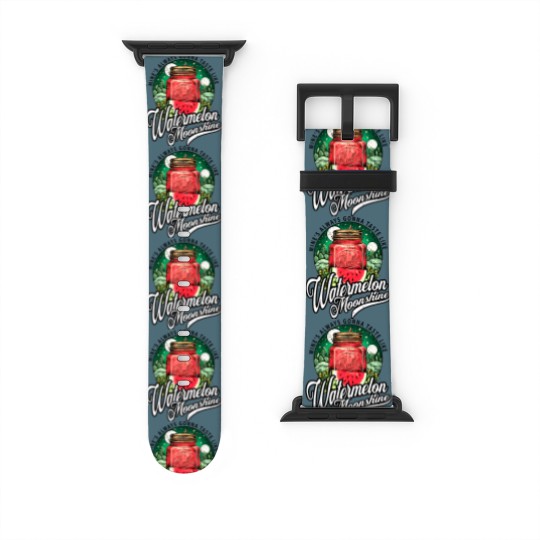 Discover Watermelon Moonshine Retro Country Music Watch Bands For Apple Watch