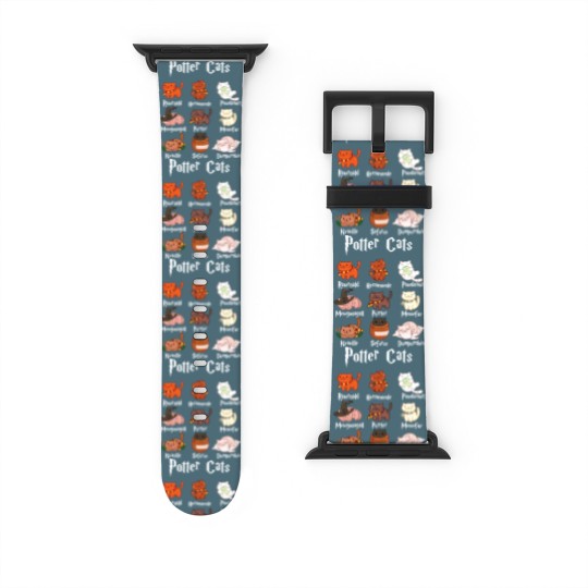 Discover Potter Cats Harry Pawter Classic Watch Bands For Apple Watch