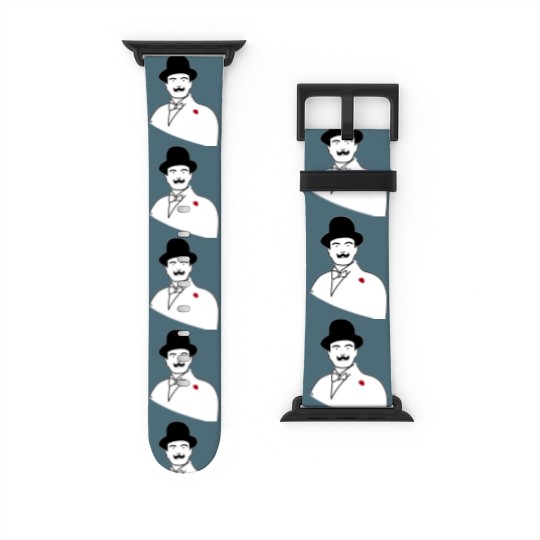 Discover Hercule Poirot Agatha Christie - Hercule Poirot - Watch Bands For Apple Watch