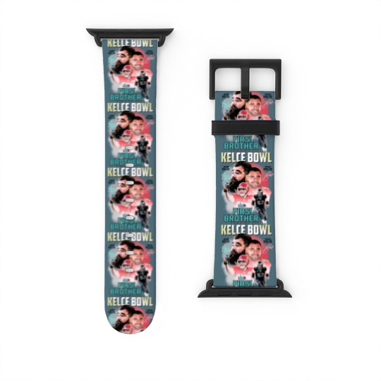 Discover Vintage Kelce Bowl Watch Bands For Apple Watch, Travis Kelce and Jason Kelce Bowl Watch Bands For Apple Watch