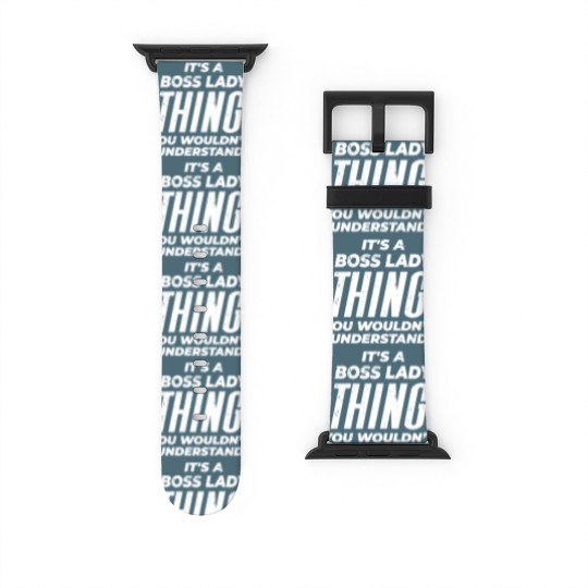 Discover Boss lady - Distressed Design - Boss Lady - Watch Bands For Apple Watch