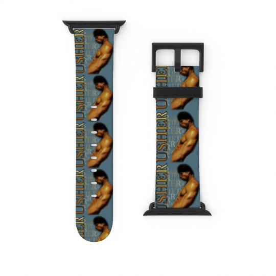 Discover Usher Band Tees  Rap Tees  Vintage Vintage 00s Usher Rap Unisex Watch Bands For Apple Watch