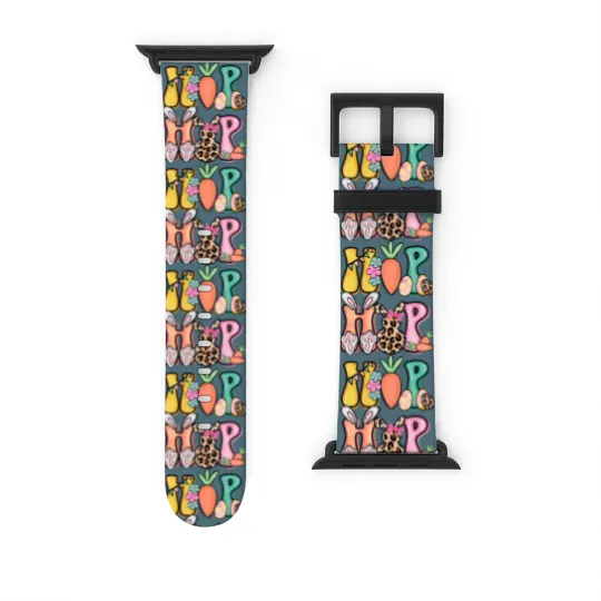 Discover Hip Hop Easter Easter Bunny Watch Bands For Apple Watch, Easter