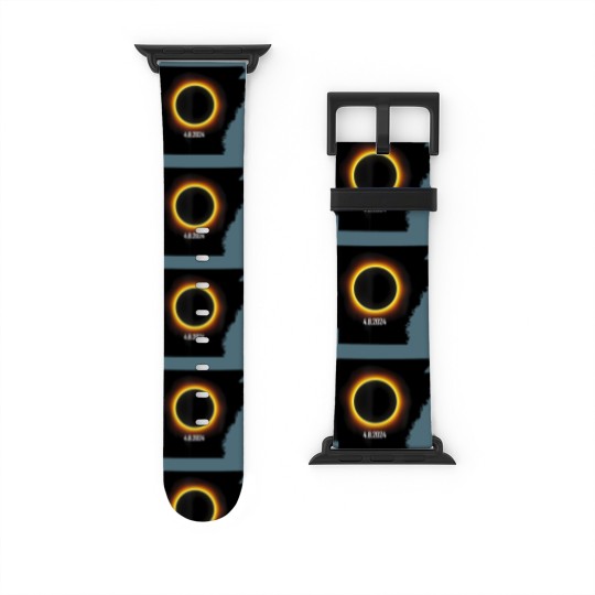 Discover arkansas solar eclipse 2024 t Watch Bands For Apple Watch