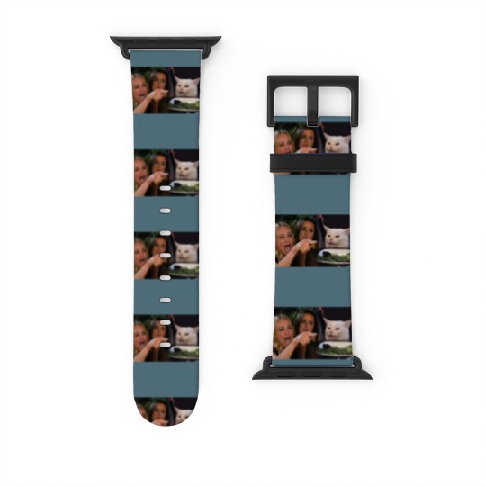Discover Woman Yelling at a Cat - Meme - Watch Bands For Apple Watch