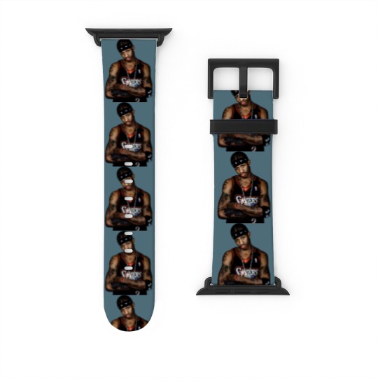Discover Allen Iverson Watch Bands For Apple Watch, Rare The Answer Rap Watch Bands For Apple Watch Vintage Style Graphic Print
