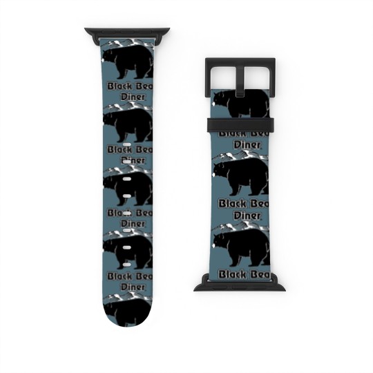 Discover Black bear diner Watch Bands For Apple Watch
