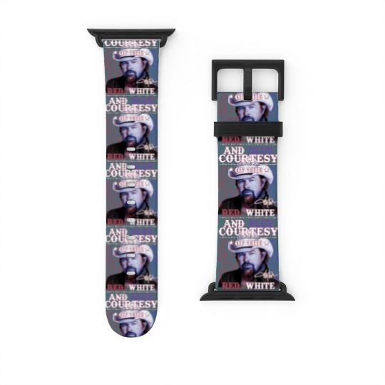 Discover Toby Keith Courtesy Of The Red White And Blue Watch Bands For Apple Watch