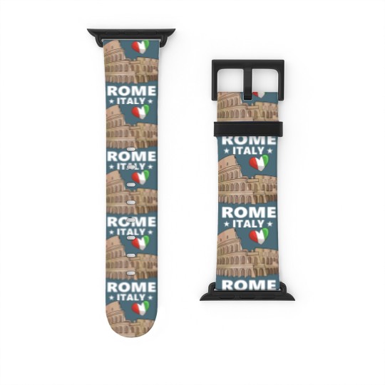 Discover I Love Rome Italy Colosseum Watch Bands For Apple Watch