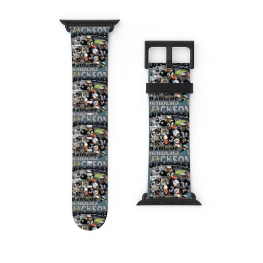 Discover Vintage 90s Graphic Style Bo Jackson Football Watch Bands For Apple Watch Football Watch Bands For Apple Watch