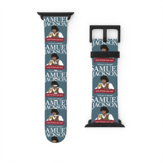 Discover Samuel Jackson Good Motherfckin_ Beer Watch Bands For Apple Watch