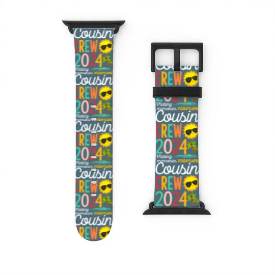 Discover Cousin Crew 2023 Summer Vacation Beach Family Trip Matching Watch Bands For Apple Watch